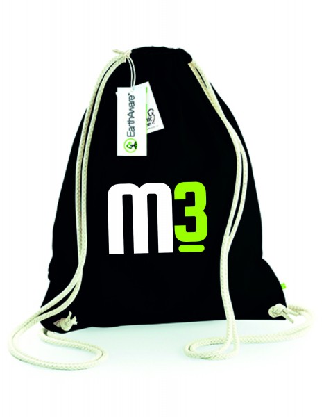 Turnbeutel M3 schwarz