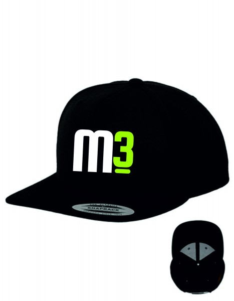 Snapback M3 schwarz